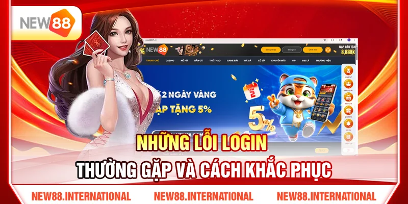 Những Lỗi Login Thường Gặp Và Cách Khắc Phục